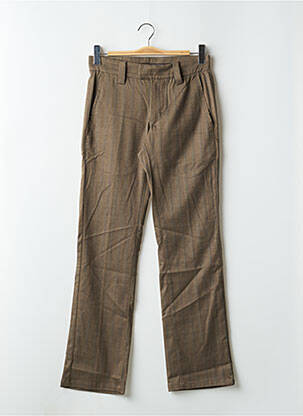 Pantalon chino țesătură poplin mărime normală maro FREEMAN T.PORTER femeie