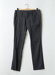 Pantalon chino țesătură poplin mărime normală gri FREEMAN T.PORTER femeie