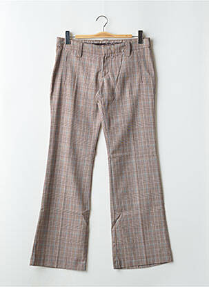 Pantalon chino țesătură poplin mărime normală gri FREEMAN T.PORTER femeie