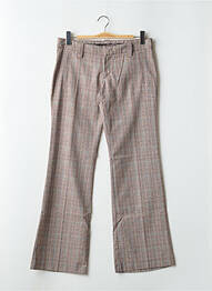 Pantalon chino țesătură poplin mărime normală gri FREEMAN T.PORTER femeie