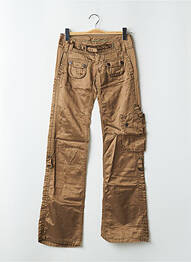 Pantalon cargo croială dreaptă mărime normală maro FREEMAN T.PORTER femme
