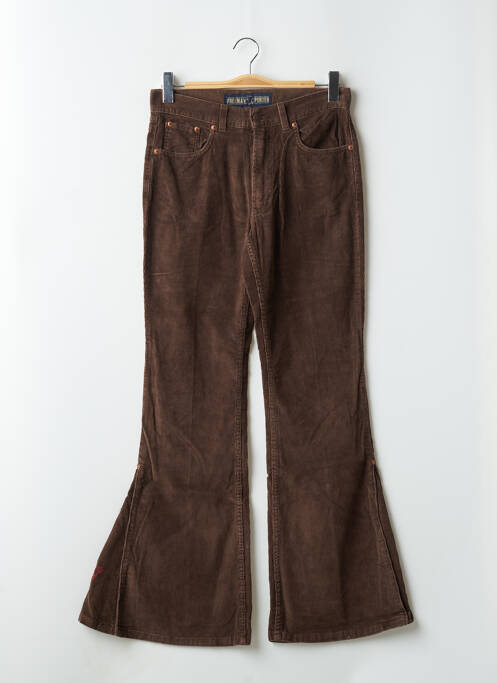 Blugi cu croială evazată maro FREEMAN T.PORTER femeie