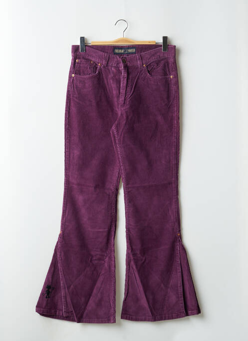 Blugi cu croială evazată violet FREEMAN T.PORTER femeie