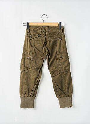Pantalon trei sferturi țesătură poplin mărime normală verde FREEMAN T.PORTER femeie