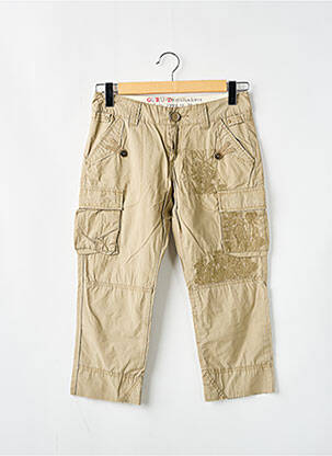 Pantalon trei sferturi bej GURU femeie