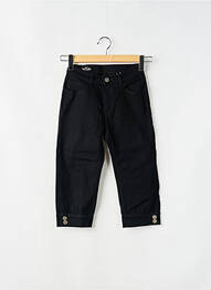 Pantalon trei sferturi mărime normală mărime normală negru DEEP SOUL femme