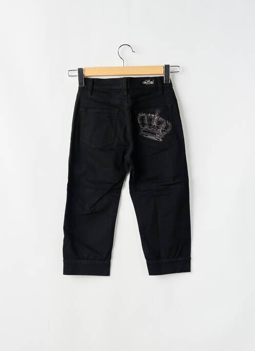 Pantalon trei sferturi negru DEEP SOUL femeie