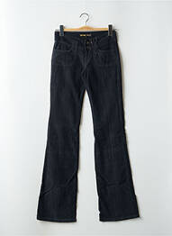 Pantalon evazat elasticitate negru RWD femeie