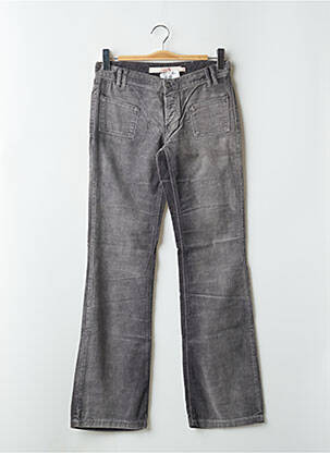 Pantalon evazat elasticitate talie joasă gri SCHOOL RAG femeie
