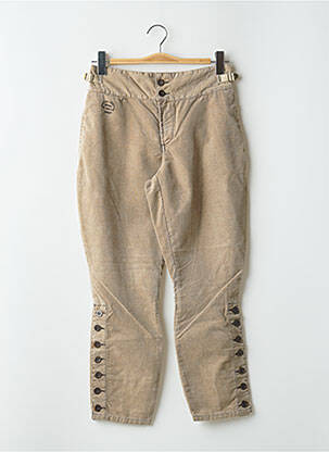 Pantalon 7/8 elasticitate mărime normală bej SCHOOL RAG femeie