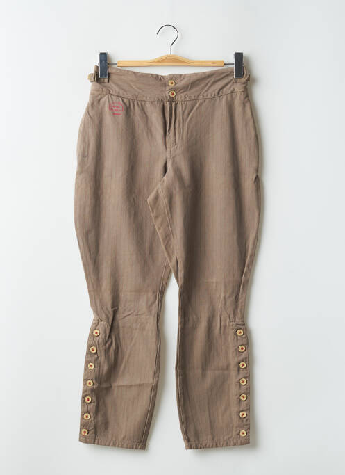 Pantalon 7/8 maro SCHOOL RAG femeie