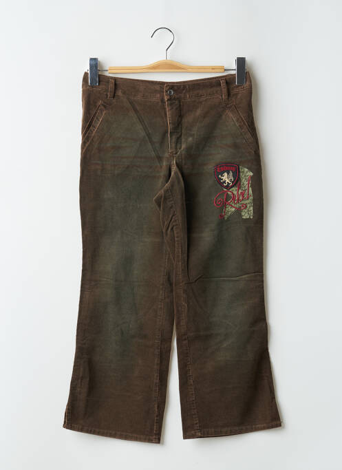 Pantalon trei sferturi maro TEDDY SMITH femeie