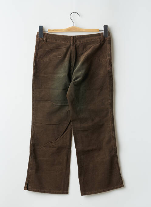 Pantalon trei sferturi maro TEDDY SMITH femeie