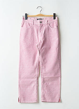 Pantalon trei sferturi roz SCHOOL RAG femeie