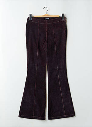 Pantalon evazat violet TEDDY SMITH femeie