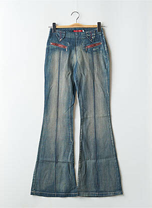 Blugi cu croială evazată albastru TEDDY SMITH femeie