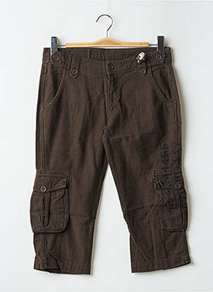 Pantalon trei sferturi maro TEDDY SMITH bărbat