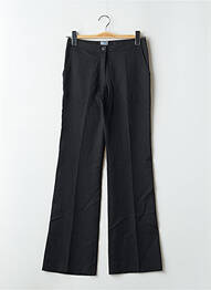 Pantalon drept țesătură poplin mărime normală negru TIM BARGEOT femeie