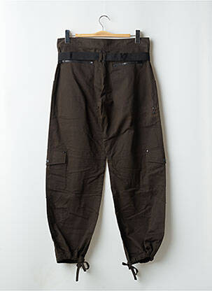 Pantalon drept țesătură poplin mărime normală maro TORN femeie