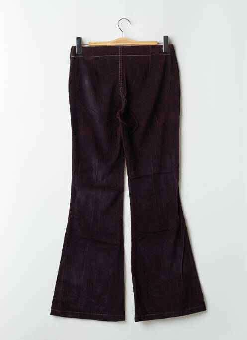 Pantalon evazat violet TEDDY SMITH femeie