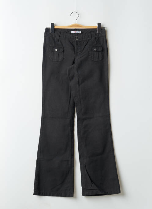 Blugi cu croială evazată negru TEDDY SMITH femeie