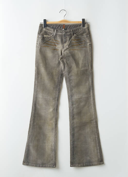 Blugi cu croială evazată gri TEDDY SMITH femeie