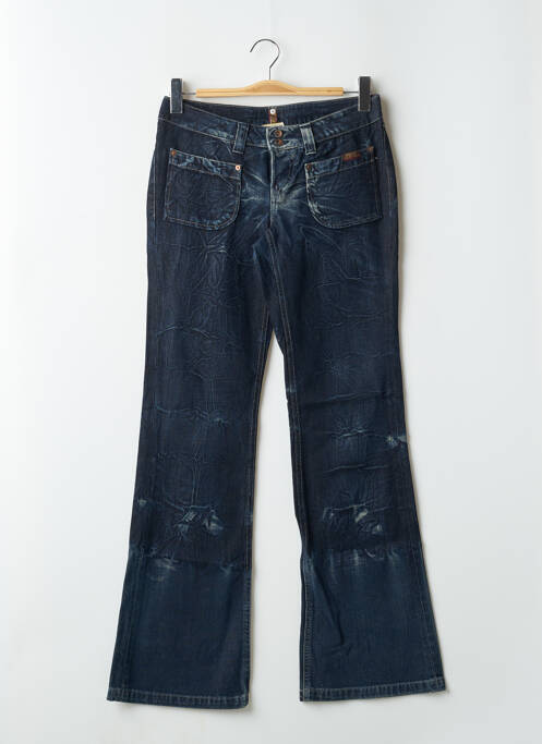 Blugi cu croială evazată albastru TEDDY SMITH femeie