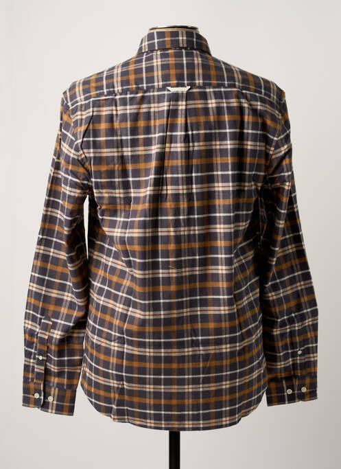 Cămașă cu mâneci lungi maro FORÉT bărbat