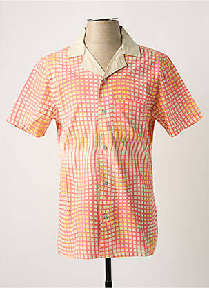 Cămașă cu mâneci scurte roz BLOTTER ATELIER bărbat