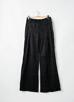 Pantalon evazat talie cu cleme talie înaltă negru MISS SIXTY femeie