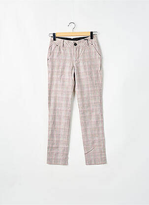 Pantalon slim bej RWD femeie