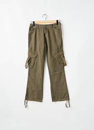 Pantalon cargo croială dreaptă maro RWD femeie