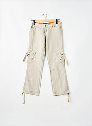 Pantalon cargo buzunare bej RWD femeie