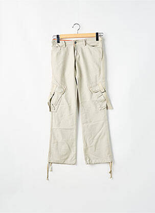 Pantalon cargo buzunare bej RWD femeie
