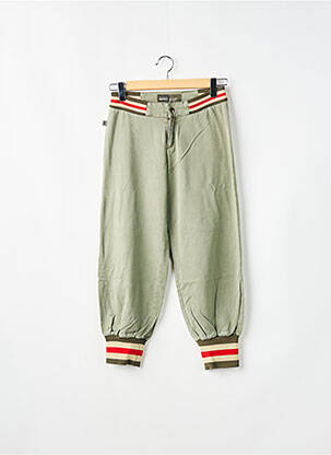 Pantalon 7/8 talie elastică mărime normală verde RWD femeie