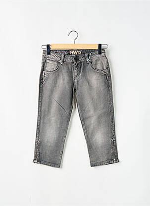 Corsar țesătură denim talie joasă gri RWD femeie