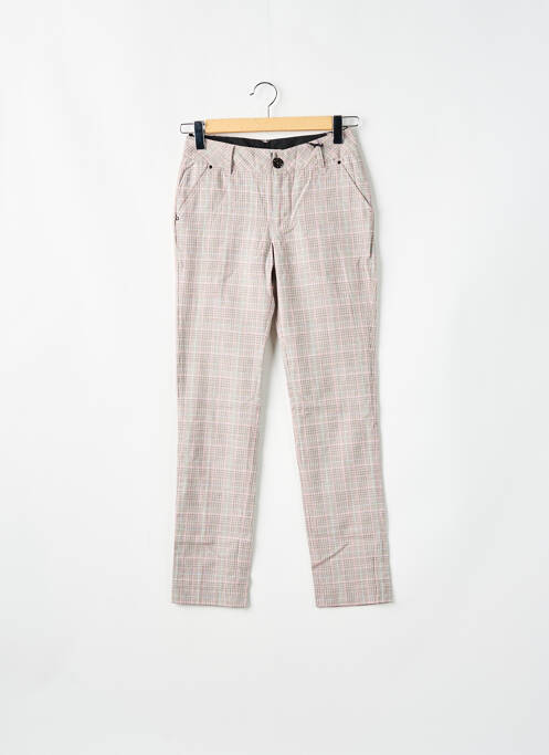 Pantalon slim bej RWD femeie