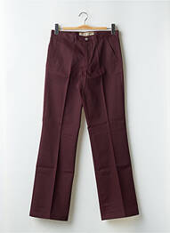 Pantalon drept talie cu cleme talie înaltă roșu FREEMAN T.PORTER femeie