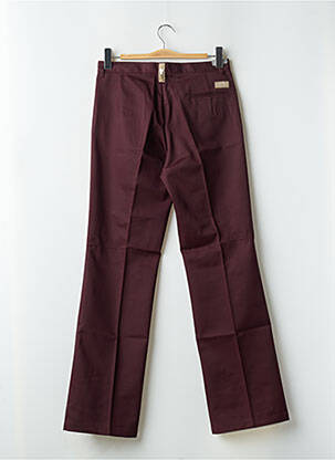 Pantalon drept talie cu cleme talie înaltă roșu FREEMAN T.PORTER femeie