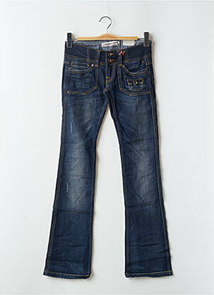 Blugi bootcut elasticitate talie joasă albastru FREEMAN T.PORTER femeie
