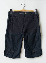 Pantalon trei sferturi croială dreaptă talie joasă negru FREEMAN T.PORTER femeie