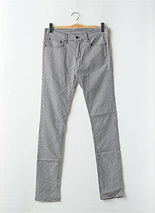 Pantalon slim țesătură poplin mărime normală negru HELLS BELLS femeie
