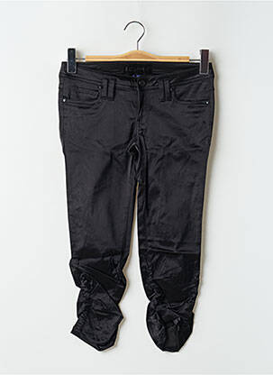 Pantalon trei sferturi talie joasă talie joasă negru ICHI femeie