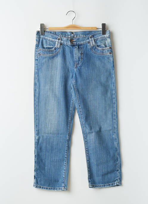 Pantalon trei sferturi albastru DENIM STUDIO femeie