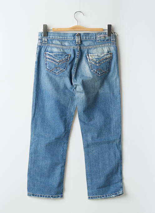 Pantalon trei sferturi albastru DENIM STUDIO femeie