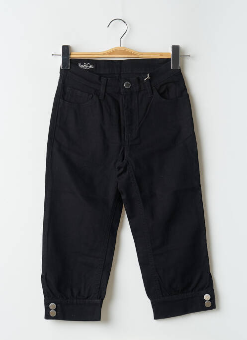 Pantalon trei sferturi negru DEEP SOUL femeie