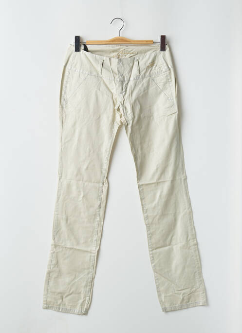 Pantalon slim bej FREEMAN T.PORTER femeie