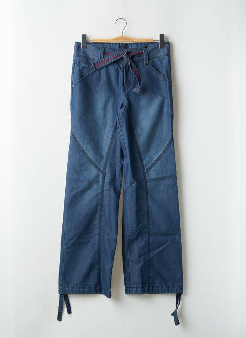 Pantalon drept albastru ICHI femeie