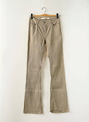 Pantalon evazat bej SCHOOL RAG femeie