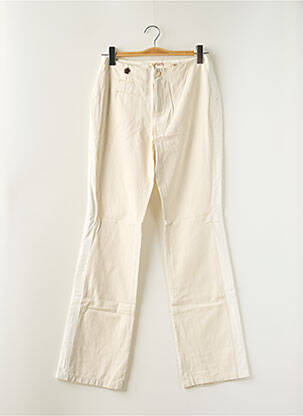 Pantalon evazat bej SCHOOL RAG femeie